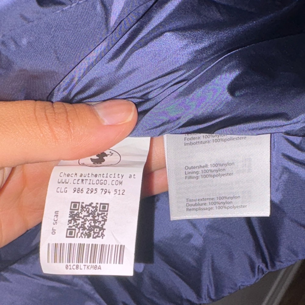 Save the Duck Corrine Navy Puffer Jacket XL - Picture 12 of 12